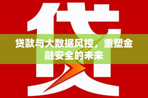 碑林贷款与大数据风控，重塑金融安全的未来