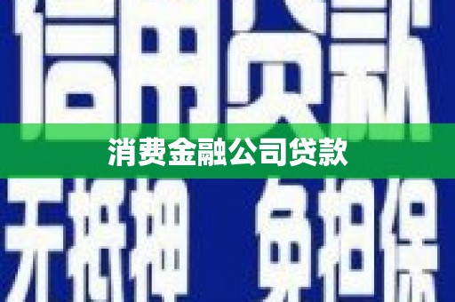 碑林消费金融公司贷款