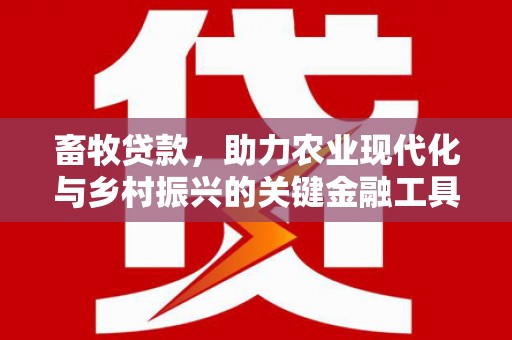 碑林畜牧贷款，助力农业现代化与乡村振兴的关键金融工具
