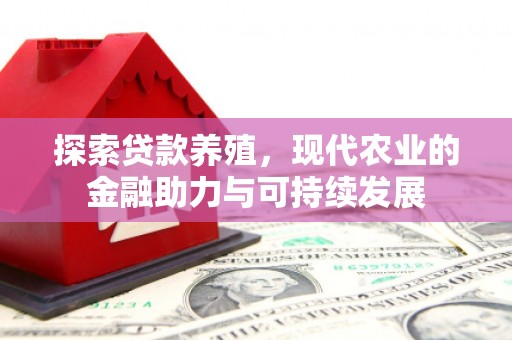碑林探索贷款养殖，现代农业的金融助力与可持续发展