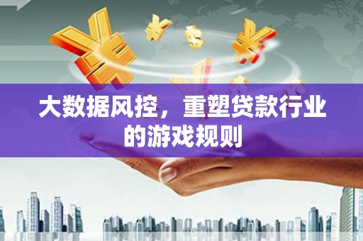 碑林大数据风控，重塑贷款行业的游戏规则
