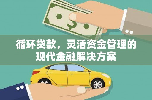 碑林循环贷款，灵活资金管理的现代金融解决方案