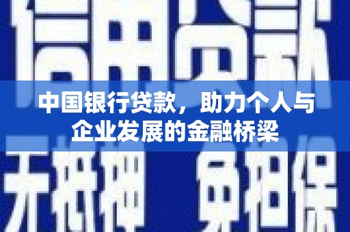 碑林中国银行贷款，助力个人与企业发展的金融桥梁