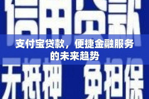 碑林支付宝贷款，便捷金融服务的未来趋势