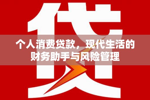 碑林个人消费贷款，现代生活的财务助手与风险管理