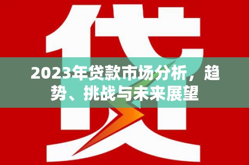 碑林2023年贷款市场分析，趋势、挑战与未来展望