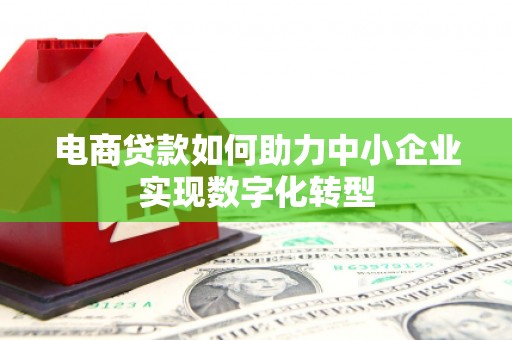 碑林电商贷款如何助力中小企业实现数字化转型