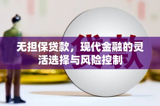 碑林无担保贷款，现代金融的灵活选择与风险控制