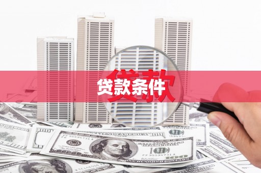 碑林贷款条件