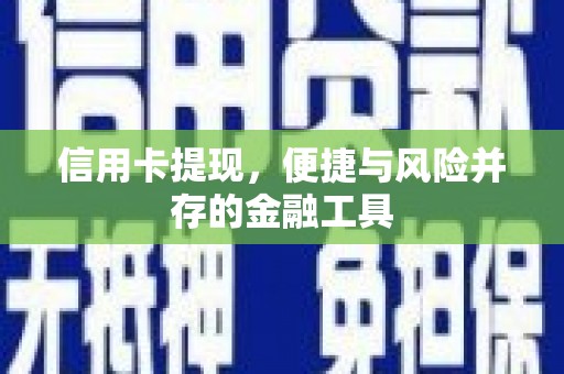 碑林信用卡提现，便捷与风险并存的金融工具