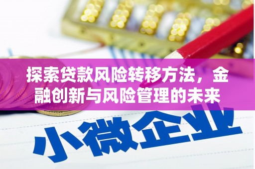 碑林探索贷款风险转移方法，金融创新与风险管理的未来