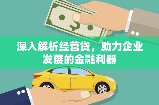 碑林深入解析经营贷，助力企业发展的金融利器