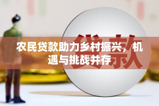 碑林农民贷款助力乡村振兴，机遇与挑战并存