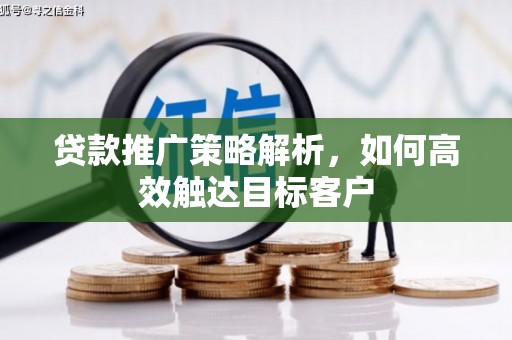 碑林贷款推广策略解析，如何高效触达目标客户