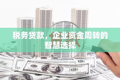 碑林税务贷款，企业资金周转的智慧选择