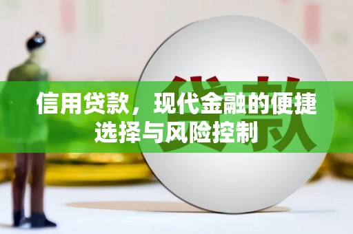 碑林信用贷款，现代金融的便捷选择与风险控制