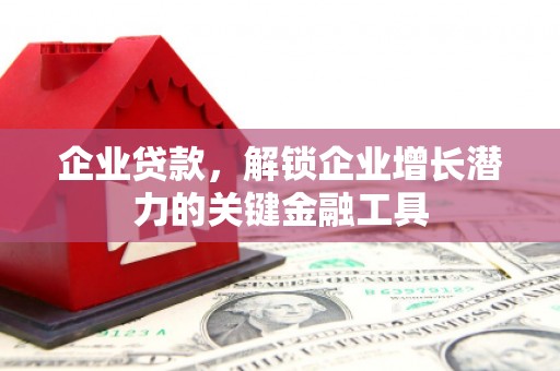 碑林企业贷款，解锁企业增长潜力的关键金融工具