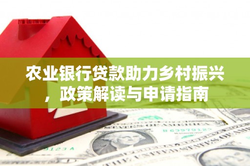碑林农业银行贷款助力乡村振兴，政策解读与申请指南