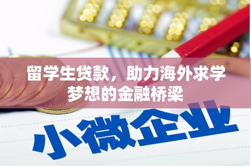 碑林留学生贷款，助力海外求学梦想的金融桥梁