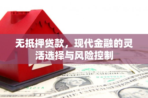 碑林无抵押贷款，现代金融的灵活选择与风险控制