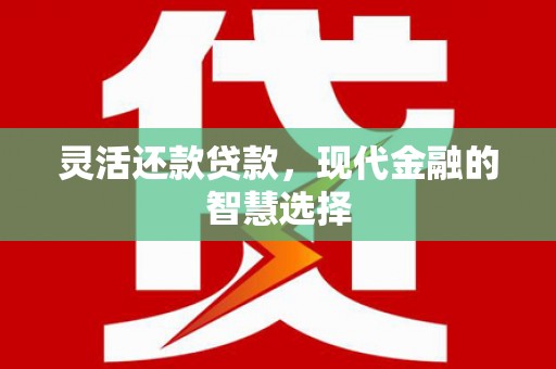 碑林灵活还款贷款，现代金融的智慧选择