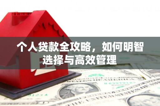 碑林个人贷款全攻略，如何明智选择与高效管理