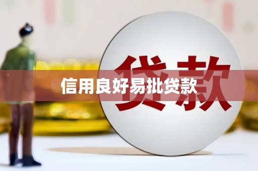 碑林信用良好易批贷款