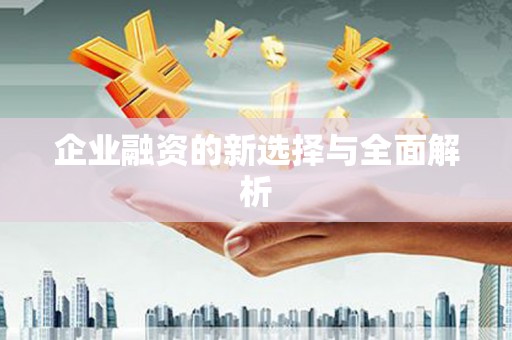 碑林企业融资的新选择与全面解析