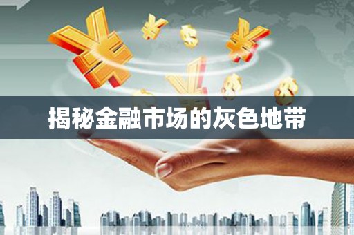 碑林揭秘金融市场的灰色地带