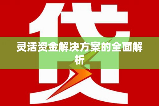 碑林灵活资金解决方案的全面解析