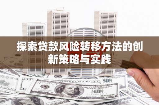 碑林探索贷款风险转移方法的创新策略与实践